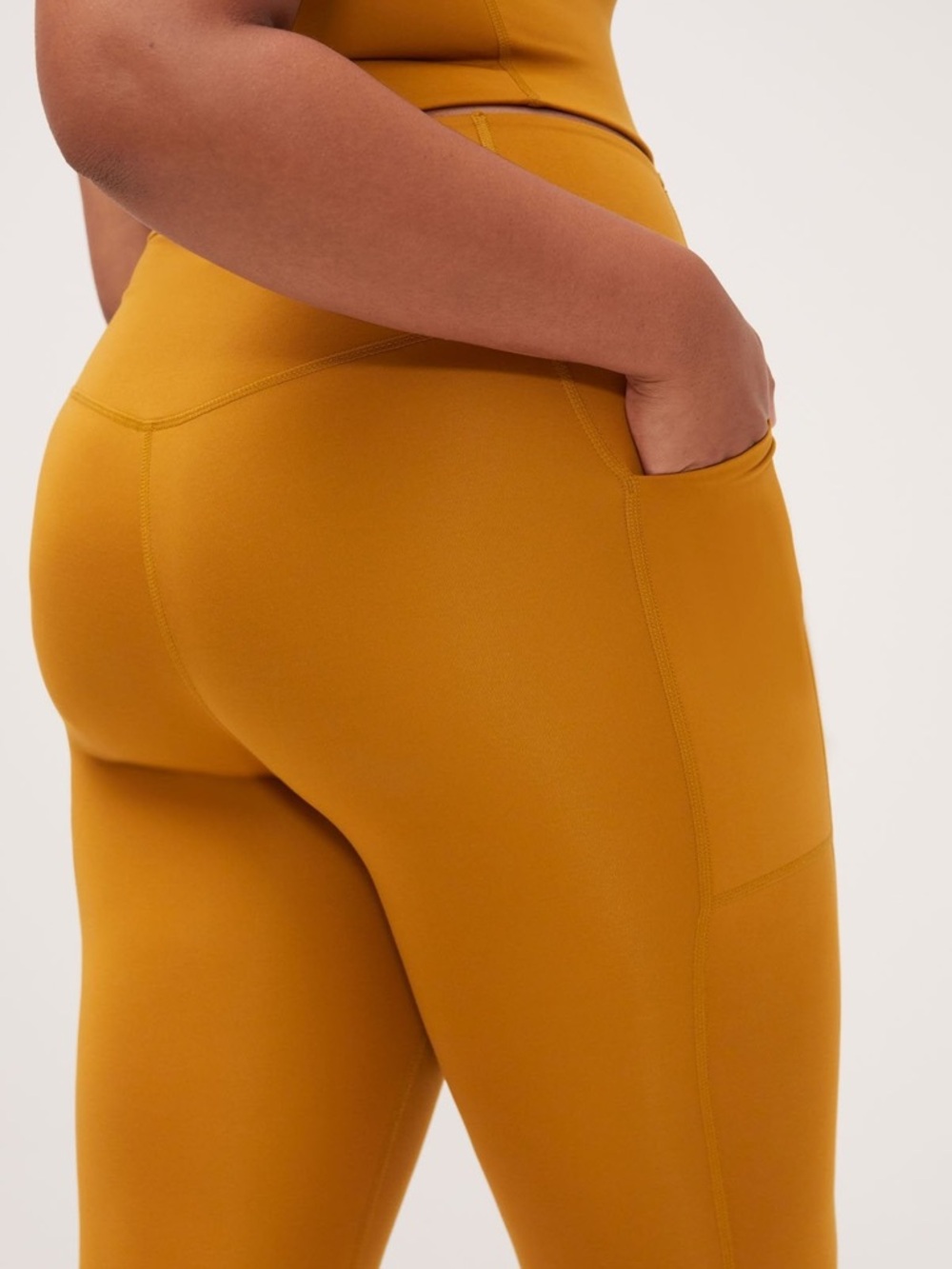 girlfriend collective saddle High-Rise Pocket Leggings